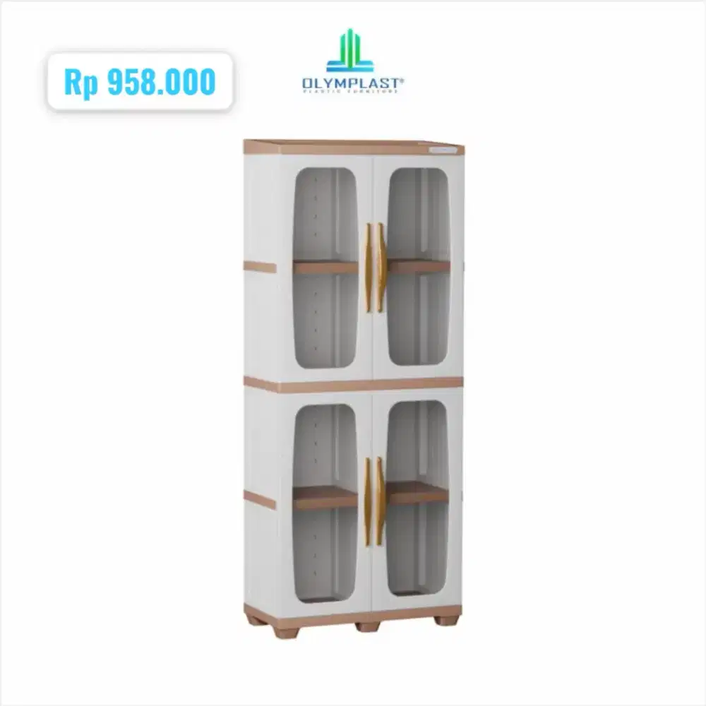 Rak Buku Plasti Olymplast Murah Area Jogja (dwi)