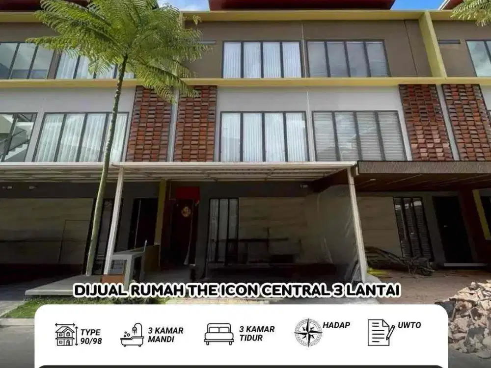 Dijual  Rumah The Icon Central Batam center