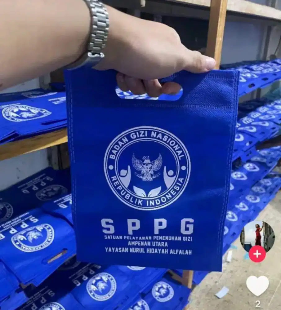 Goodie Bag Tas Kain Tas Belanja Bahan Spoundbond dan Jasa Sablon
