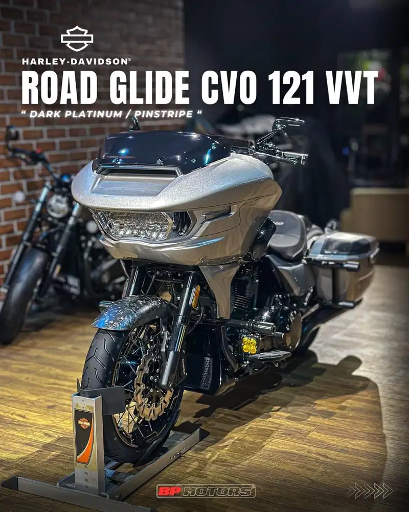 H-D All New Road Glide CVO 121 New Era Full Hedon low odo istimewa