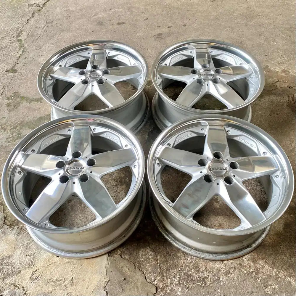 Japan Estatus Style-SV Ring 18 5x114 5x112 Velg Original Ori R18