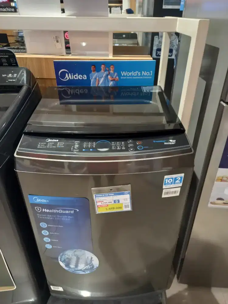 MIDEA WM TOP LOADING 15 KG