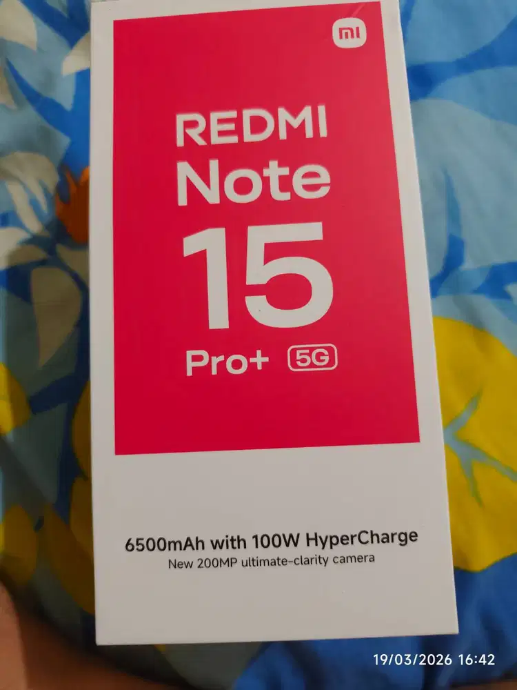 JUAL REDMI NOTE 15 PRO PLUS 12/512 BLACK NEW