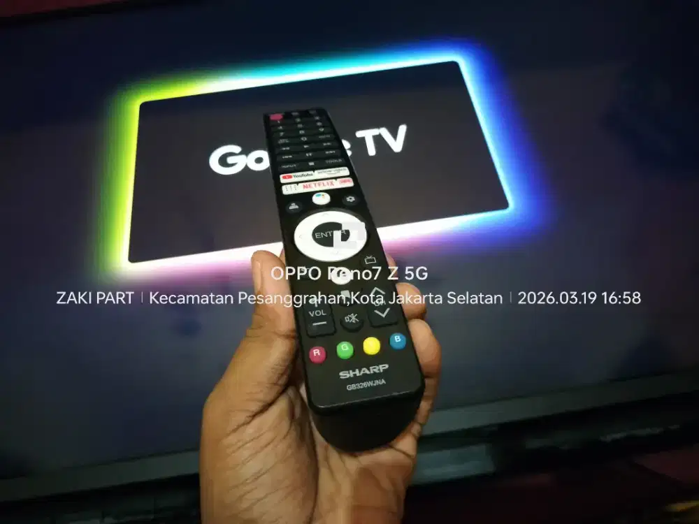 DIJUAL TV LED 42 in SHARP GOOGLE TV