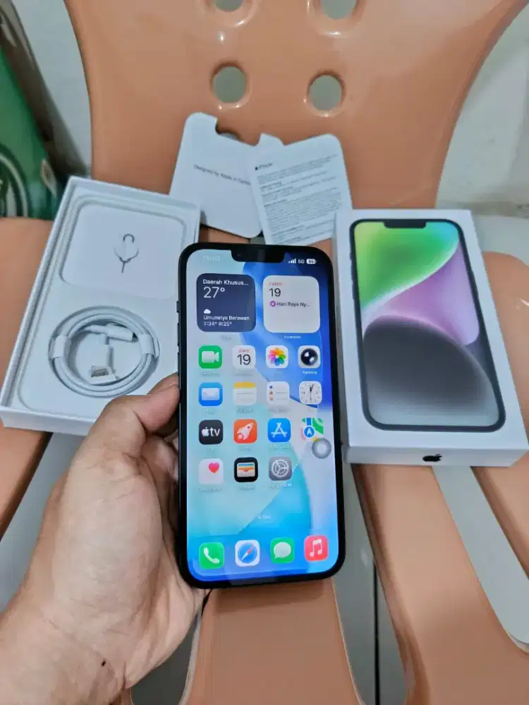Jual cepat ‎iPhone 14 Plus 128 GB
‎Inter LL/A All Operator Support  5G