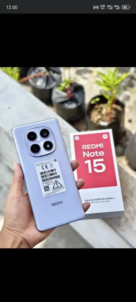 Redmi Note 15 (8/128) buka kotak