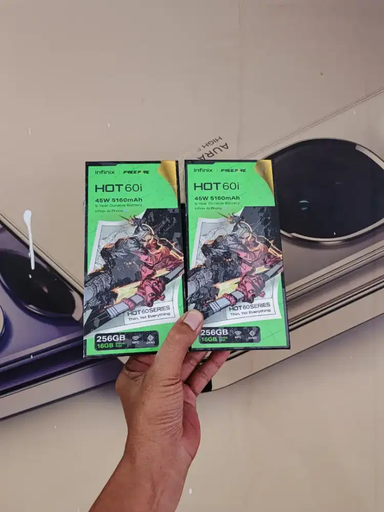 ( Fast respon WA ) Infinix Hot 60i NFC 8+8/256 Garansi resmi 1thn