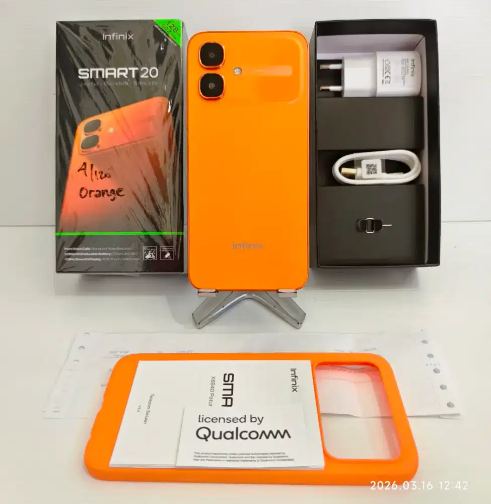 Infinix smart 20 4/128 Gb ExReview 1 hari Resmi Fullset Fresh bisa TT