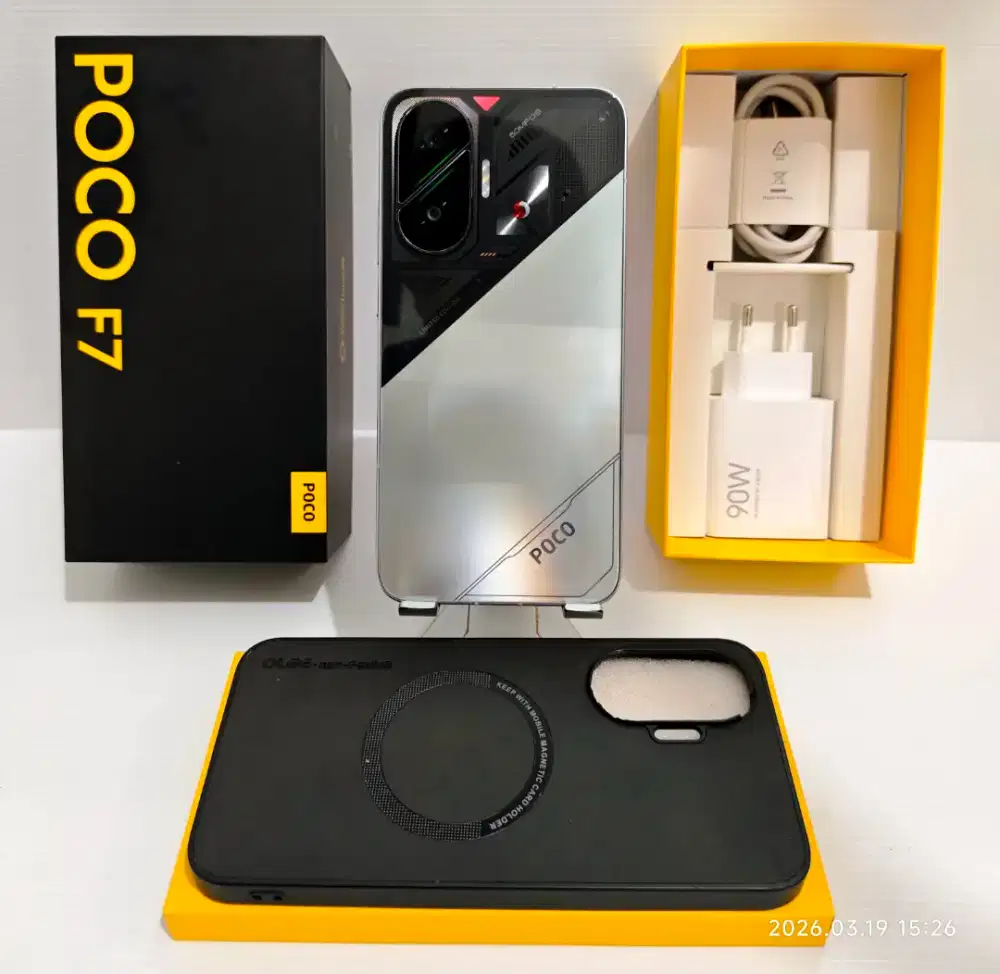 Xiaomi Poco F7 5G 12/512 Gb likenew 99% Garansi Resmi Des26 bisa TT/BT