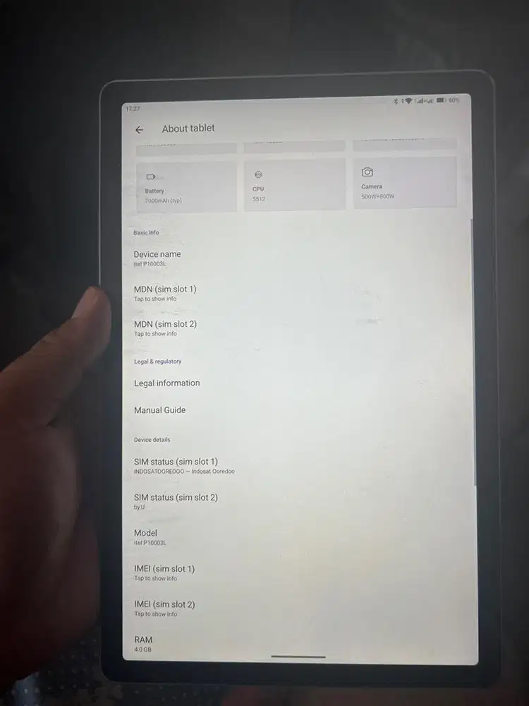Itel Vista Tab 30 4/128
