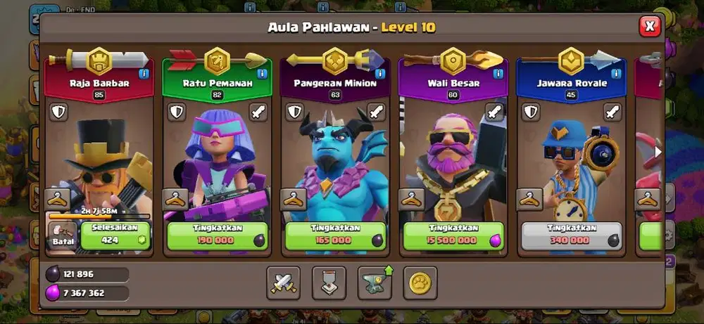 Akun COC TH 16 Sesuai