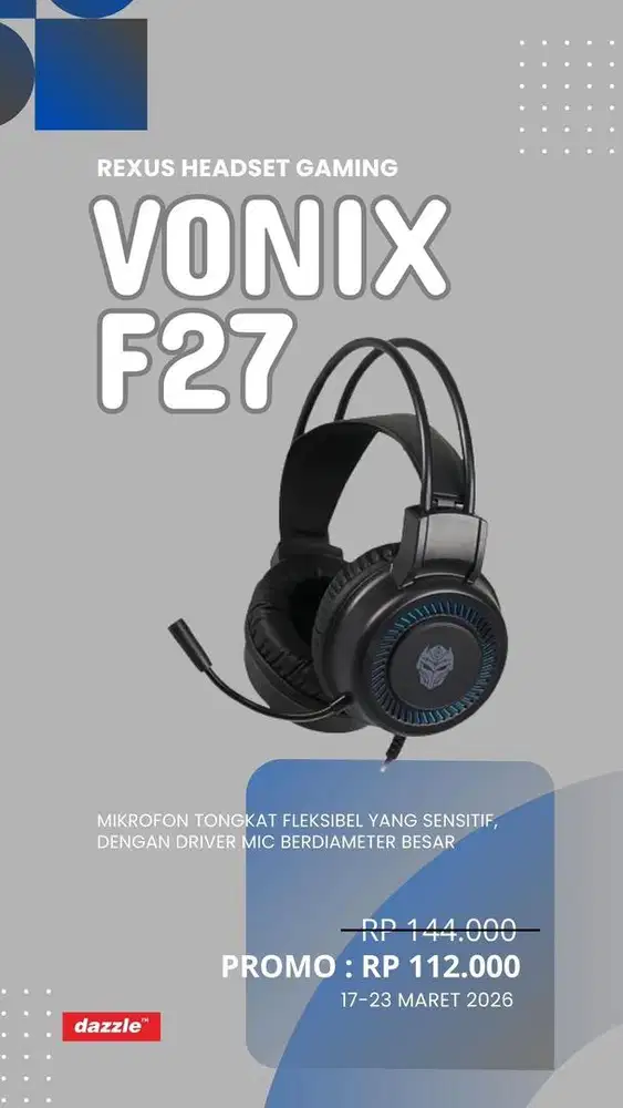 Rexus Vonix F27 headset wired