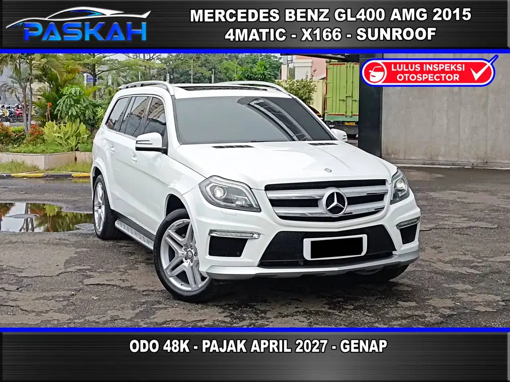 ANTIK AMG Bunga=5% TAX=ApriL-2027 Odo=48k GL400 AMG 2015 GL 400 2015