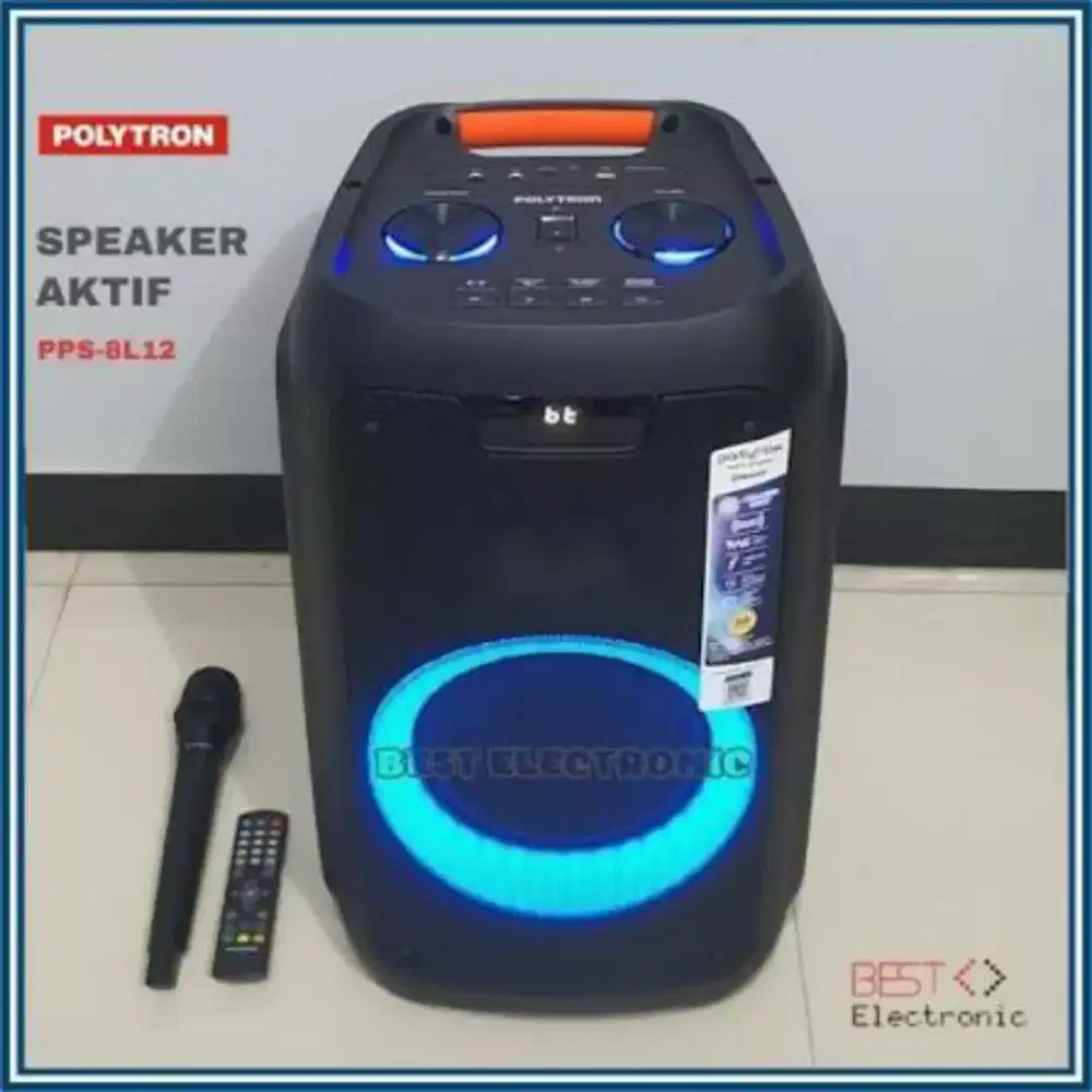 SPEAKER AKTIF POLYTRON PPS 8L12 PPS8L12 PPS-8L12 BLUETOOTH