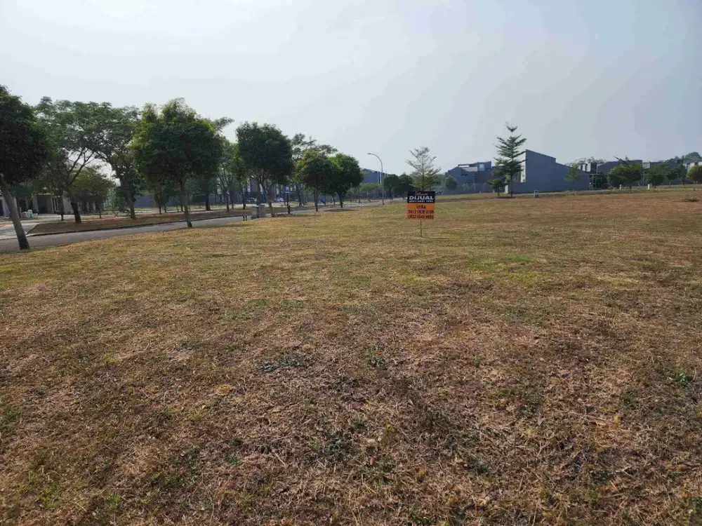 Jual Tanah Kavling Hoek 548m2 Suvarna Sutera