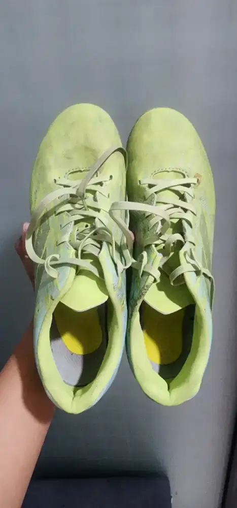 Sepatu Bola Mills Xenon FG Junior Warna Lime Green Size 37