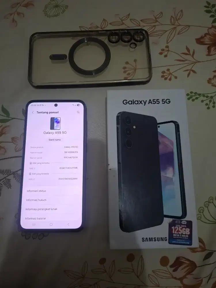 Samsung A55 fullset Masih baru