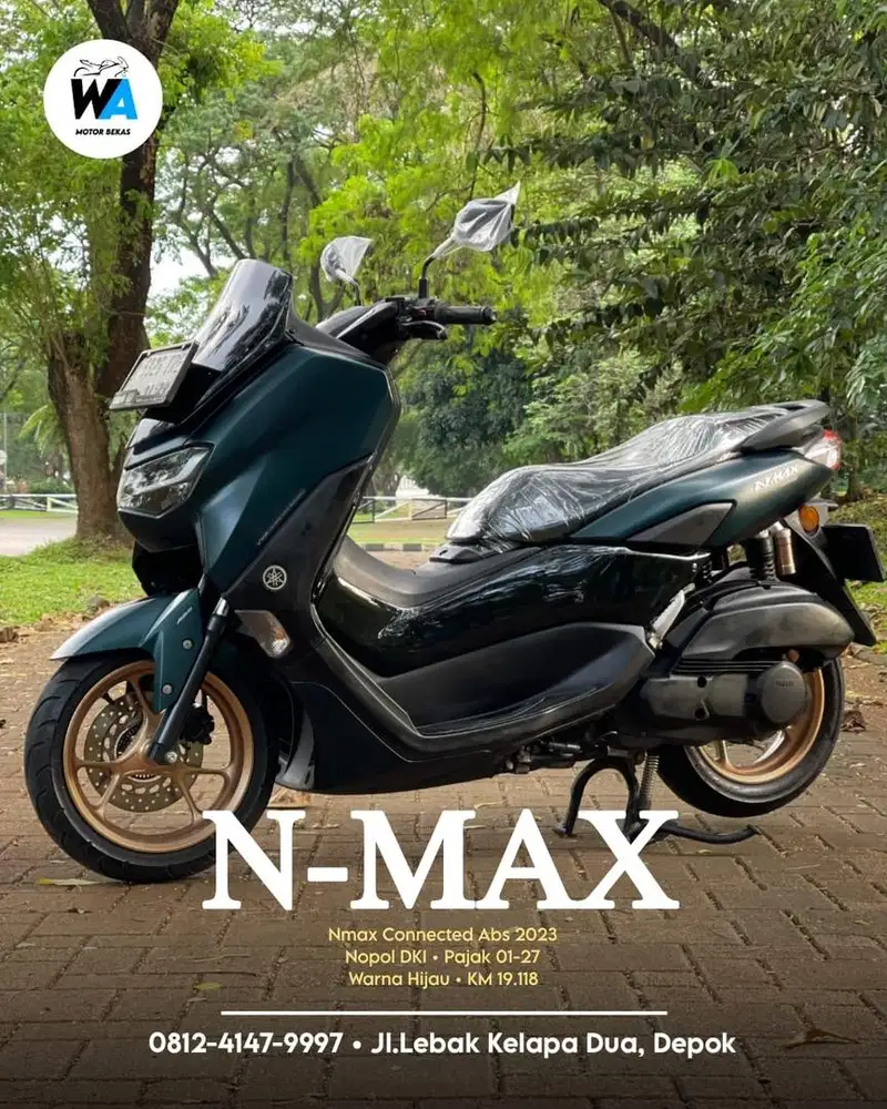DP 500 RIBU Yamaha New Nmax Connected Abs Tahun 2023