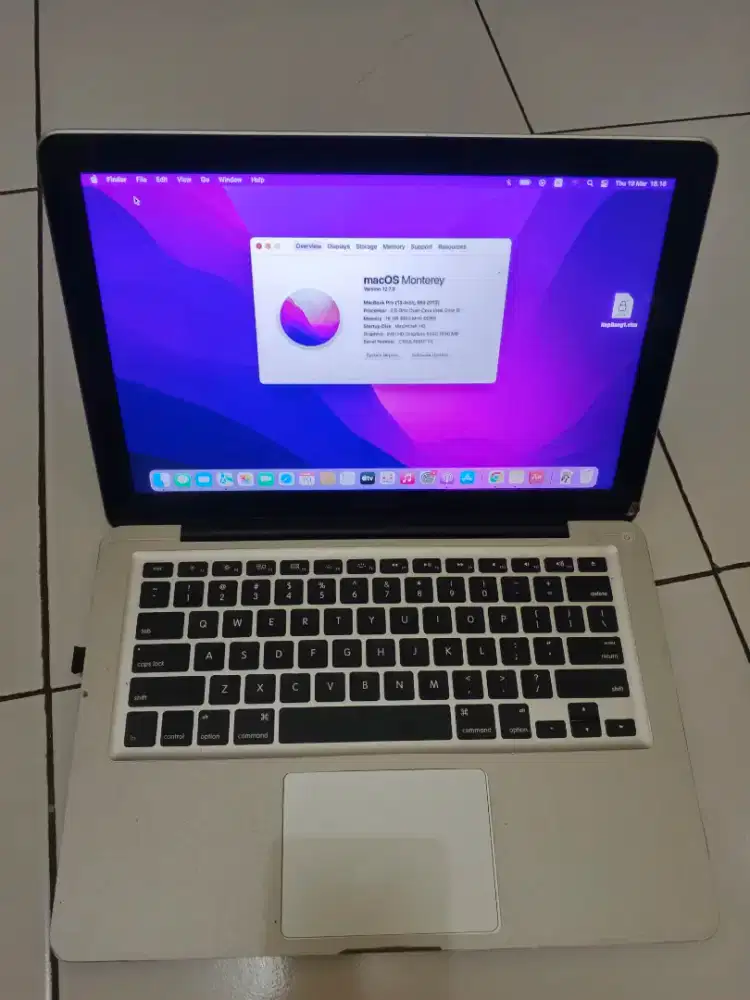 Laptop macbook pro 13 2012 apple