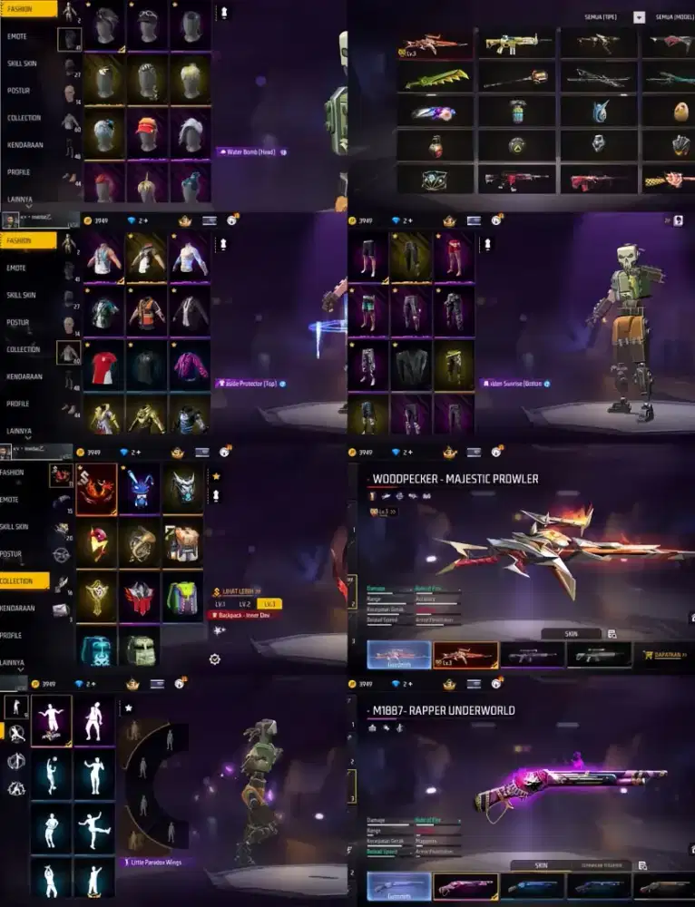 jual akun ff aman dan terpercaya