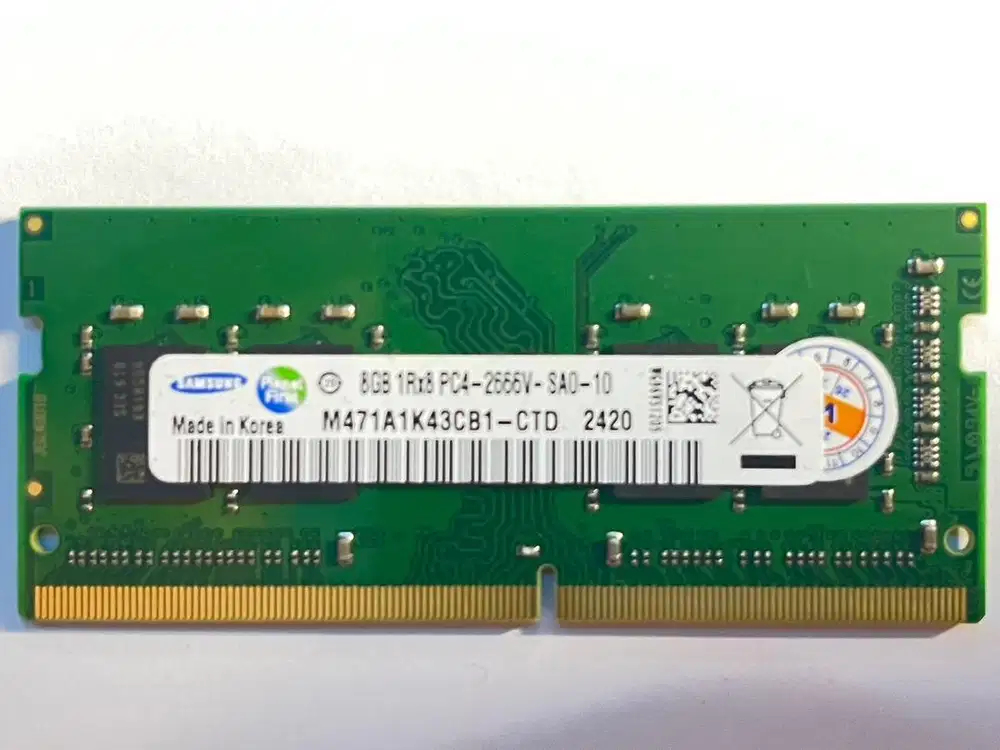 SAMSUNG RAM 8 GB DDR4 Sodimm 2666