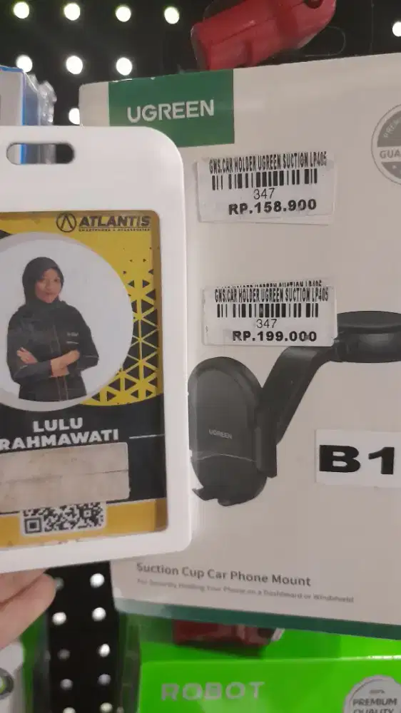 CAR HOLDER UGREEN SUCTION LP405