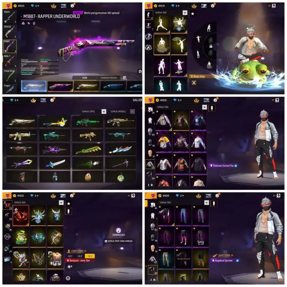 Jual akun ff aman dan terpercaya