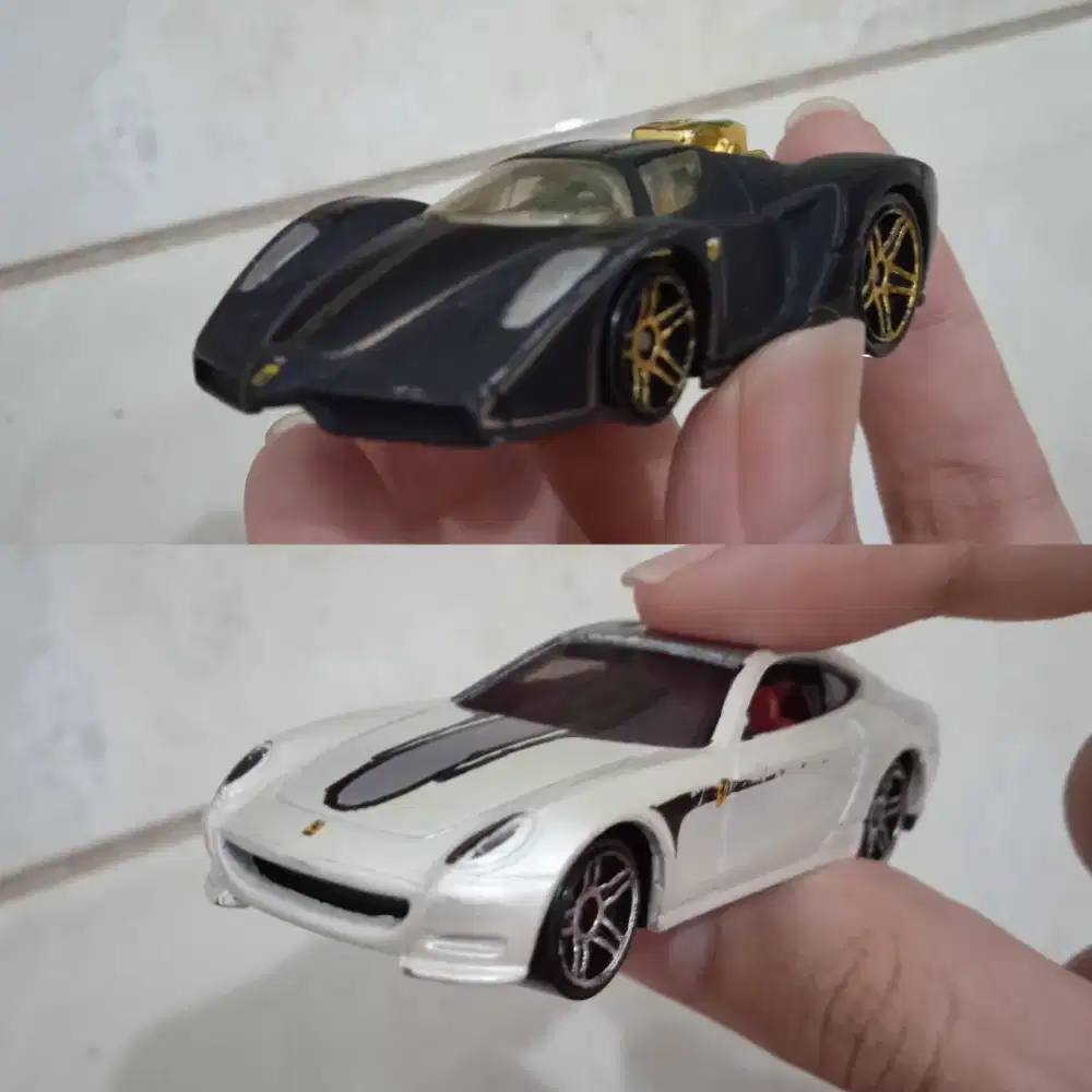 Hot Wheels Ferrari 2 pcs, Enzo Tooned & 612 Scaglietti