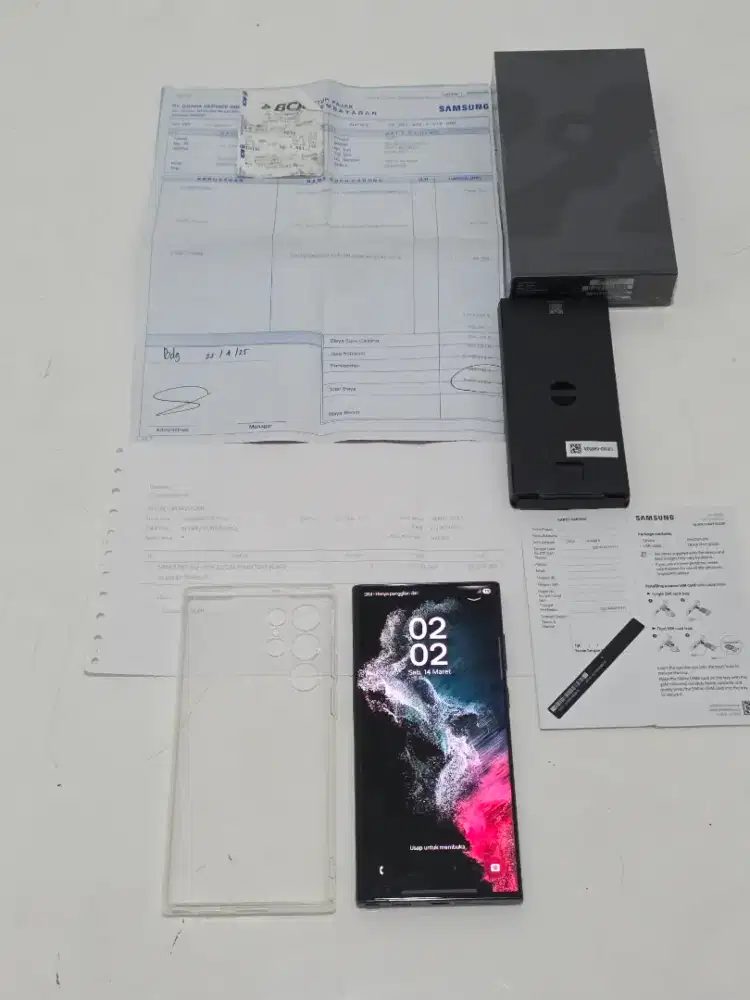 Hape Samsung S22 Ultra 12/256 Black Sein Samsung Indonesia garansi hbs
