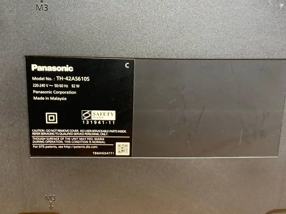 TV LED Panasonic 42Inch Smart Tv Bisa youtube FullHD Normal Bergaransi