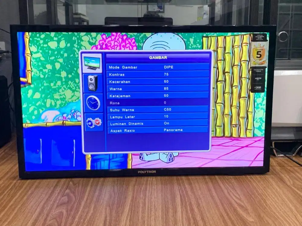 TV LED Polytron 32 Free STB Digital Normal Non Kaki