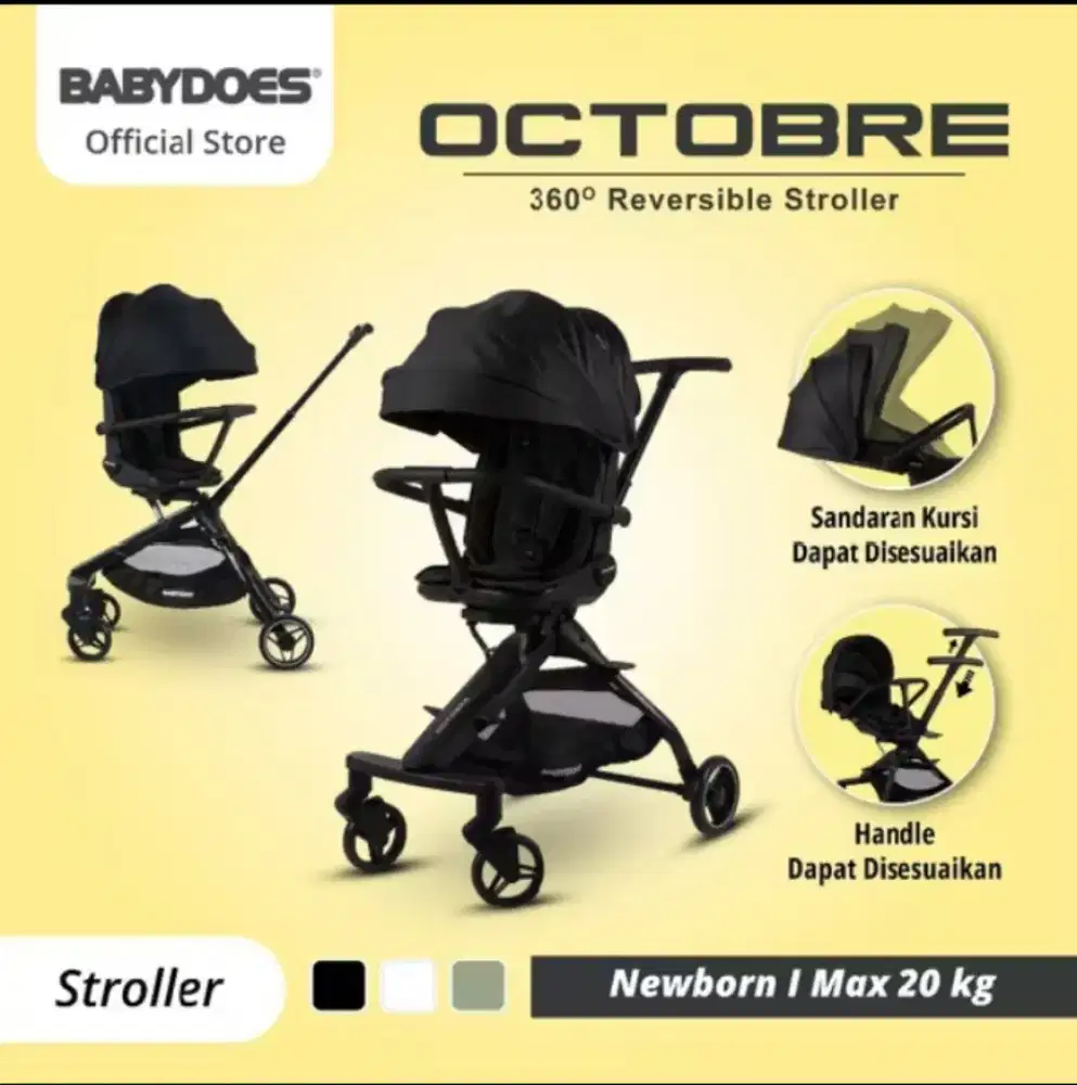 Stroller bayi babydoes Oktobre