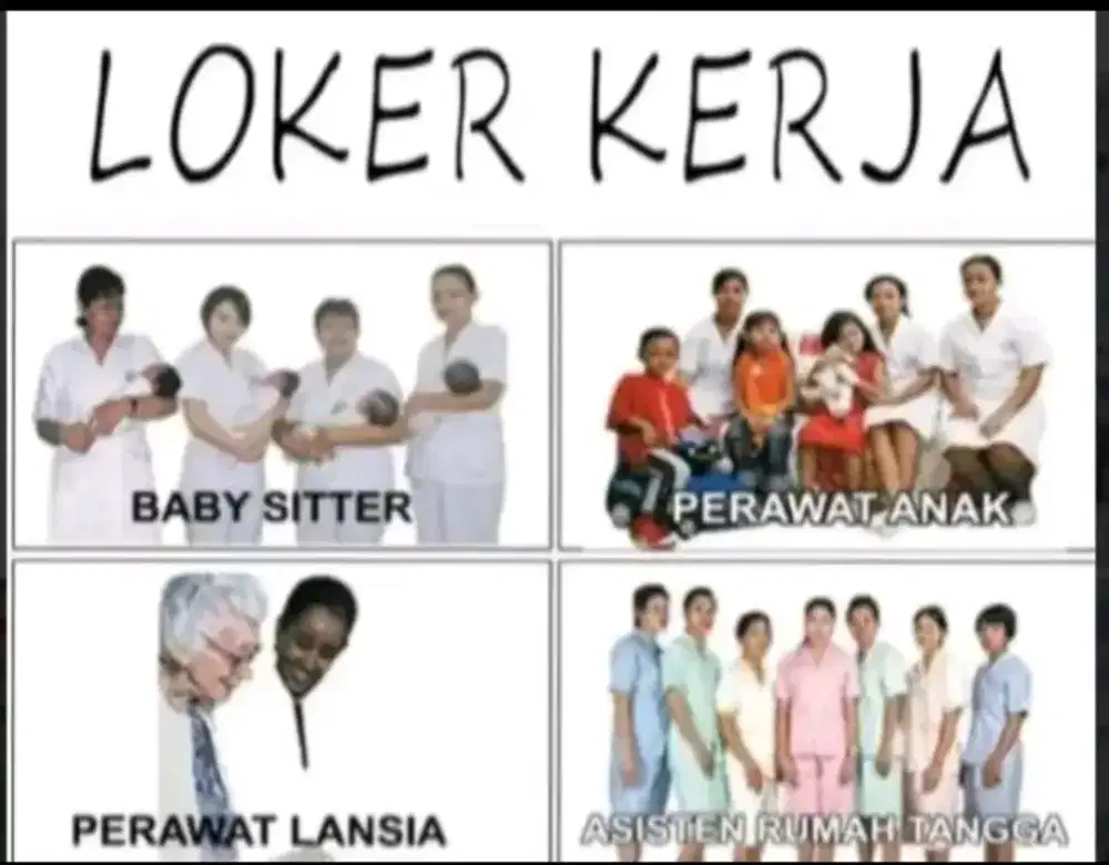 Asisten rumah tangga dan baby sitter