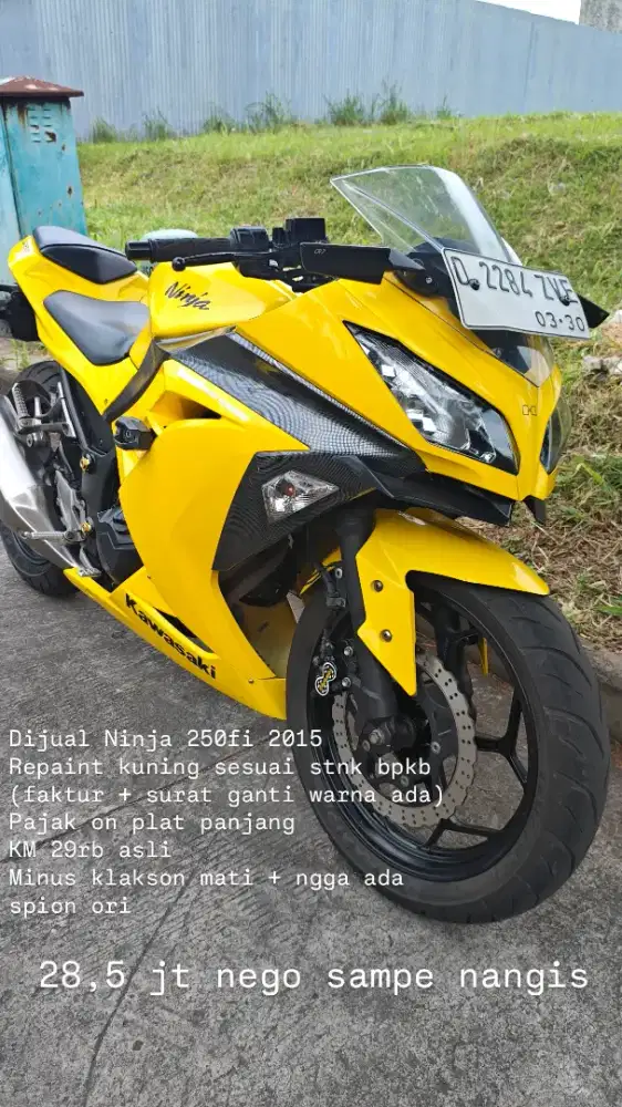 Ninja 250FI 2015 Kuning