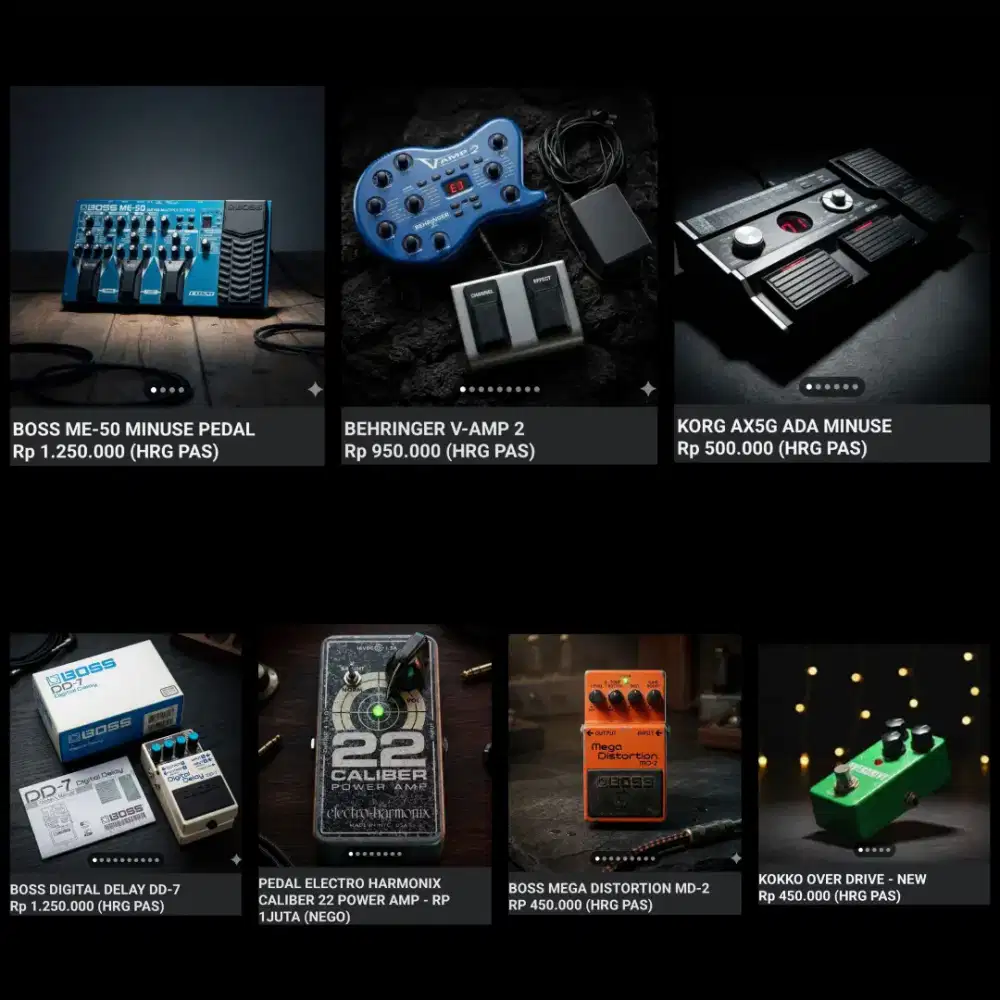 Efek Gitar Boss Vox Behringer Dll