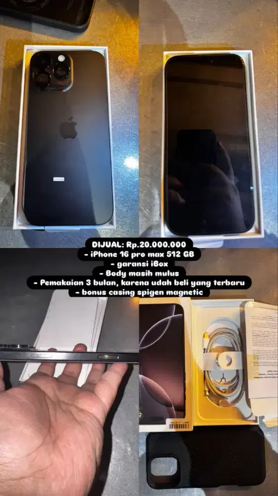 Jual Iphone 16 Promax 512 Gb