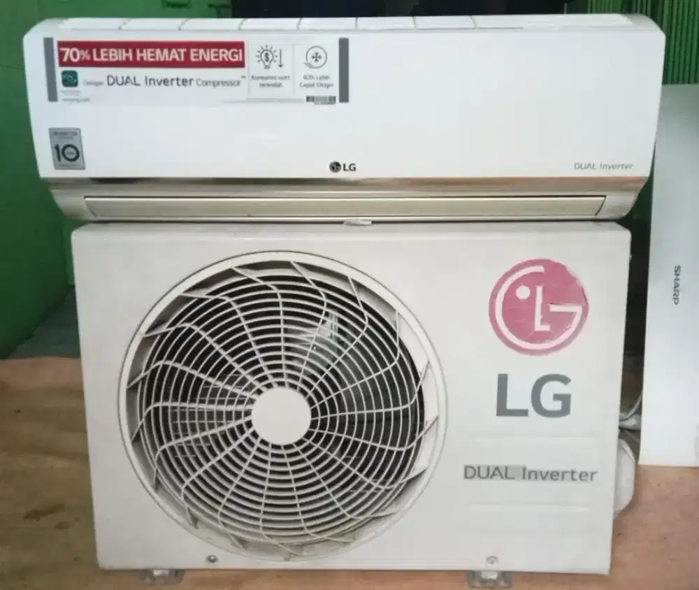 Ac LG DUAL INVERTER 1/2 PK HEMAT LISTRIK