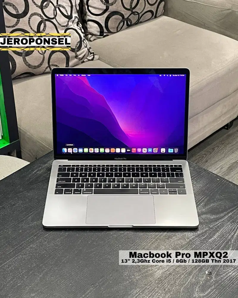 MACBOOK PRO 2017 13” 8/128GB GRAY MURAH GARANSI ORIGINAL