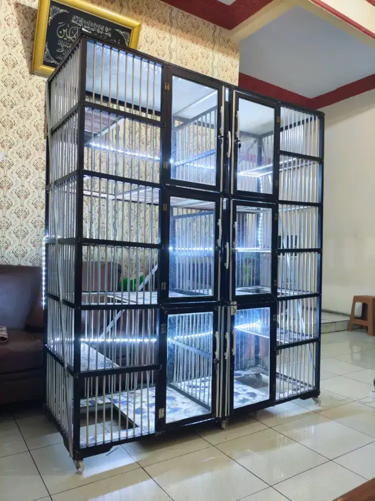 Kandang Kucing Aluminium 6 Pintu Preloved BSH British Scottish Persia