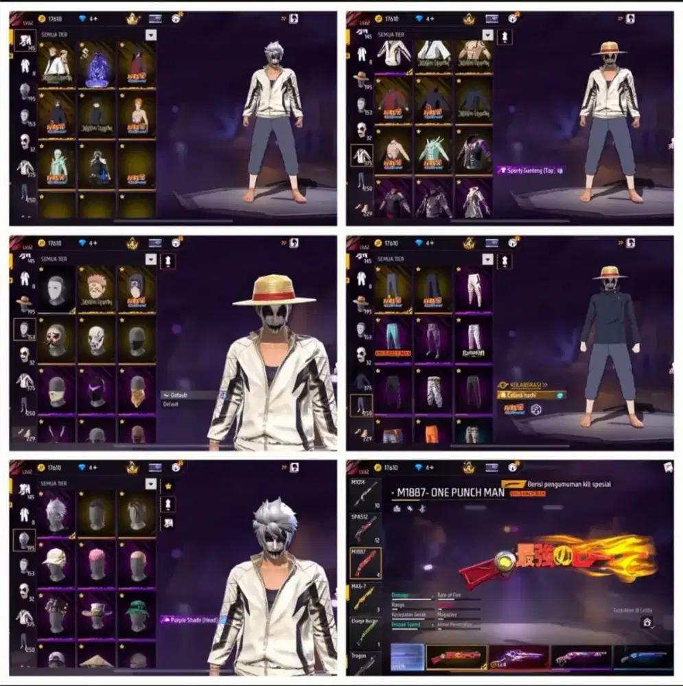 Jual akun ff aman dan terpercaya