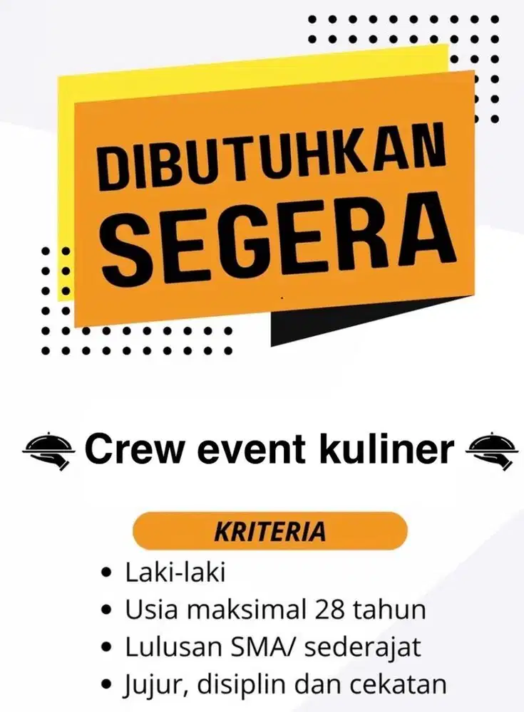 Crew event kuliner