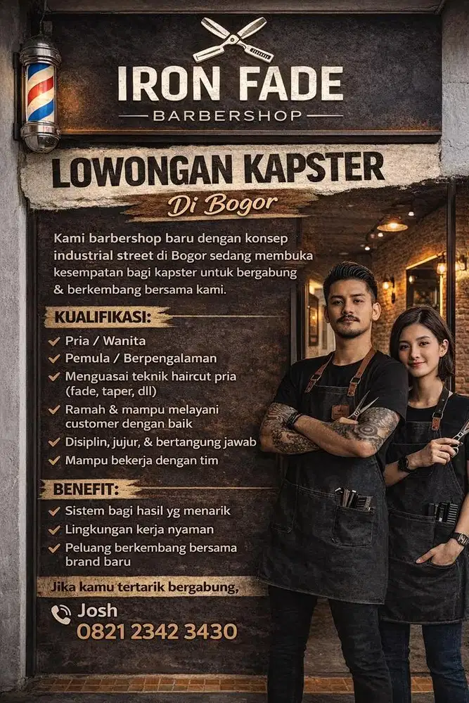 Kapster/Barber Untuk Startup Barbershop