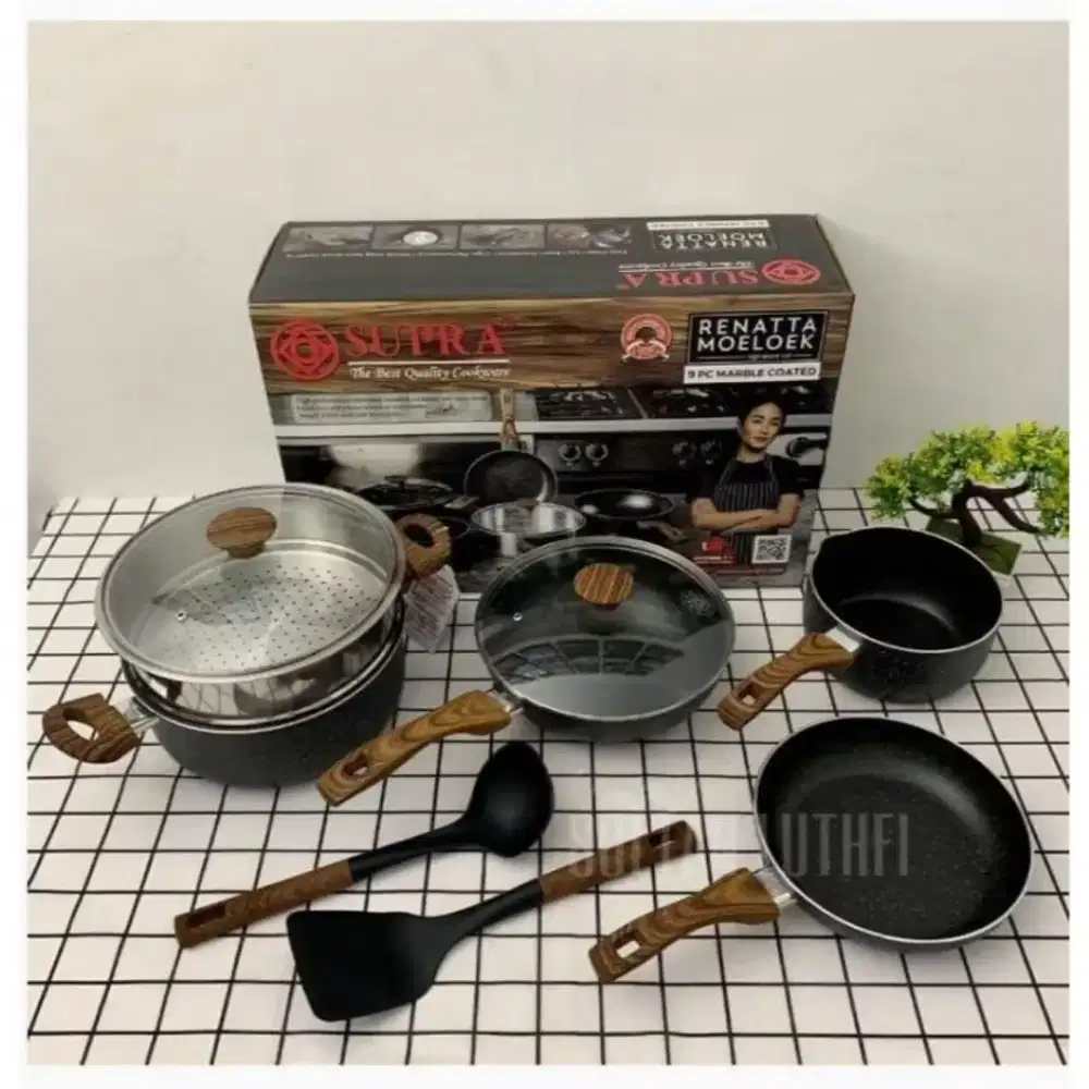 Supra 9 black marble coated