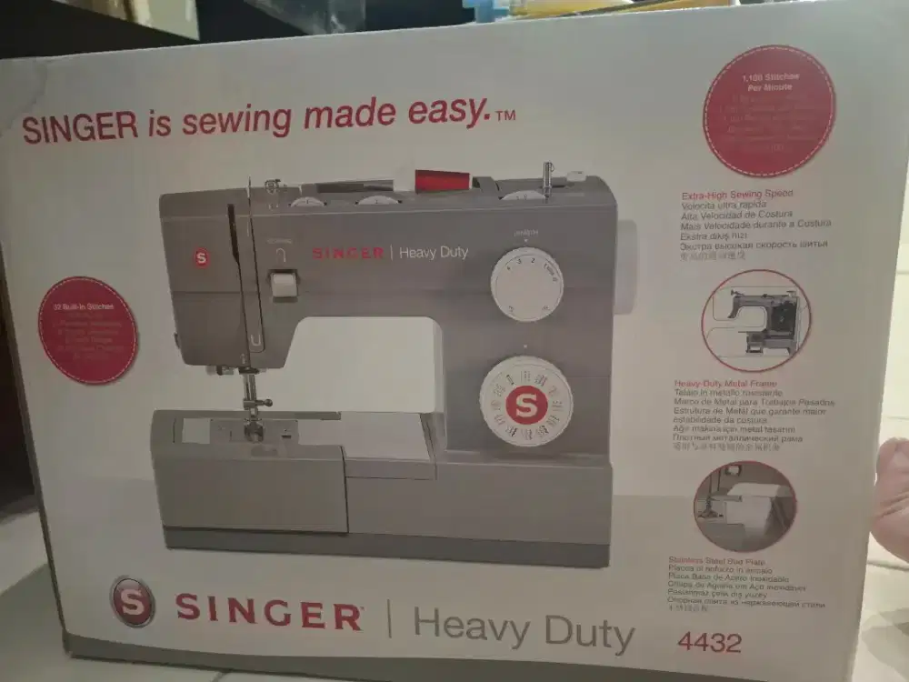 Mesin jahit second rasa baru