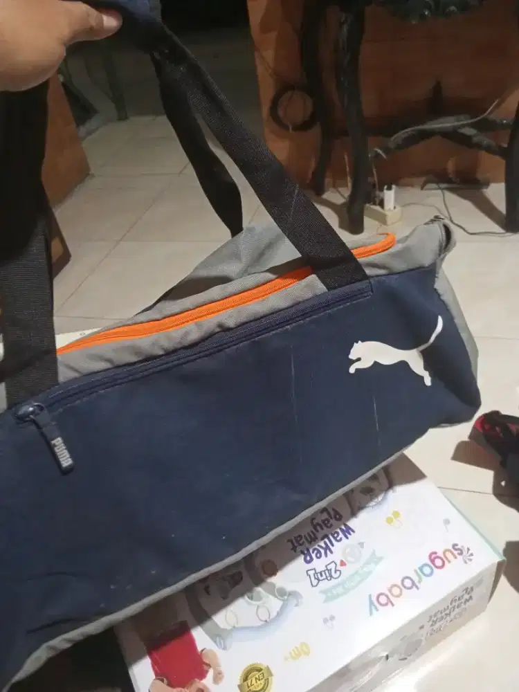 Tas puma biru besar