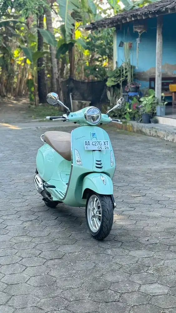 Vespa primavera 2021 greenrelax plat AA magelang