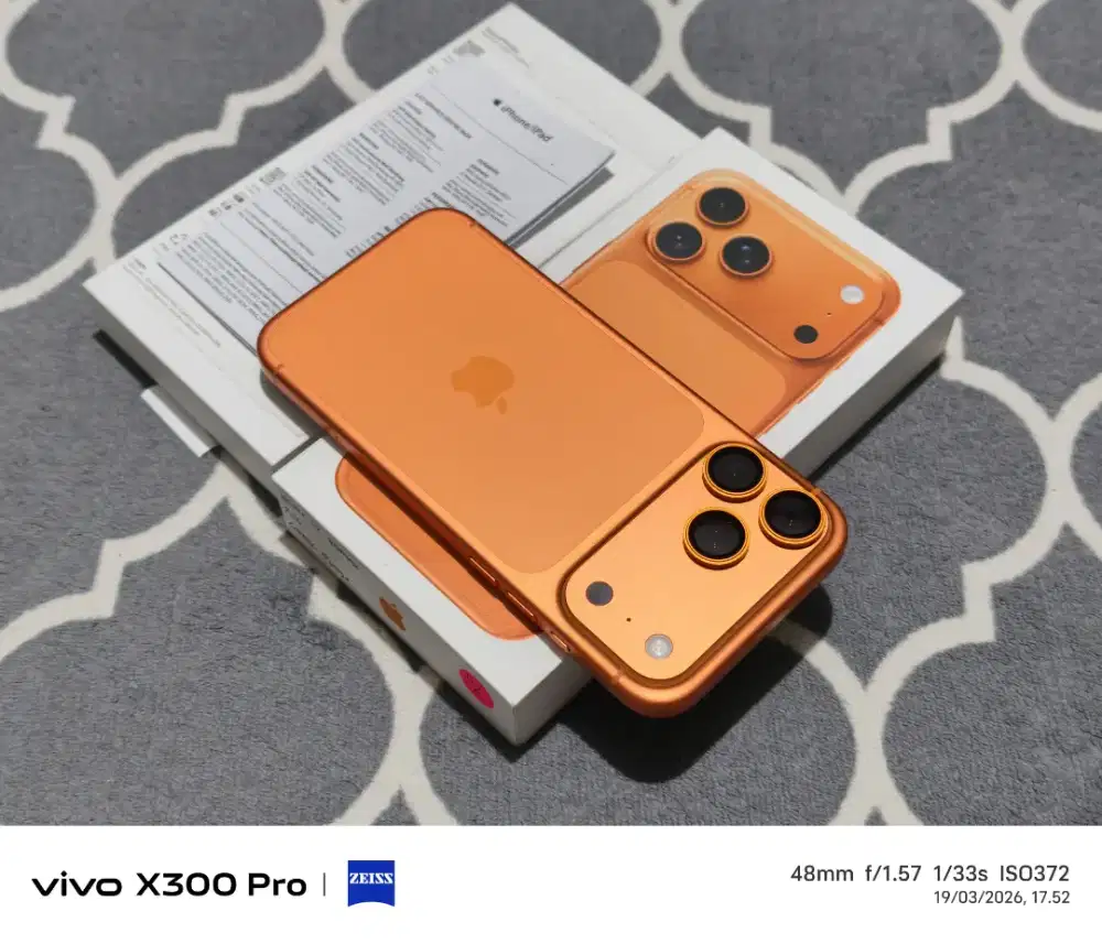 iPhone 17 Pro Max 256GB iBox (Belum 1 Bulan Pemakaian)