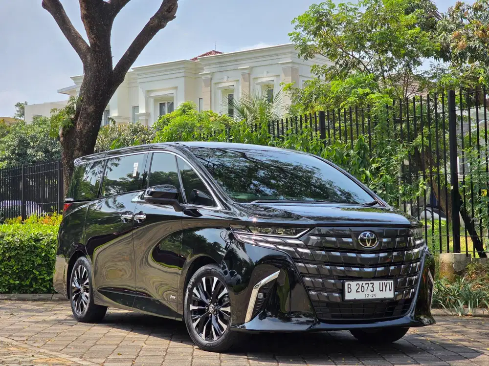 KM.7.RB|FULL PPF| ALPHARD G HEV HYBRID 2024 HITAM RASA BARU PERFECT !!