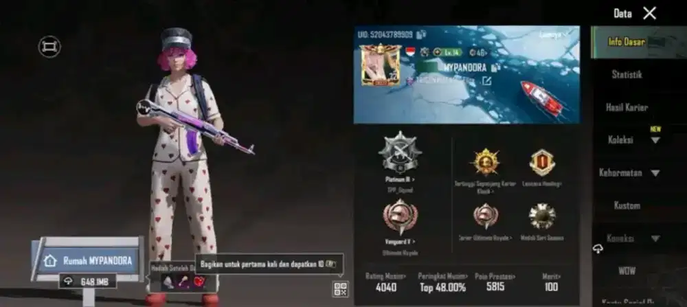 JUAL BELI AKUN PUBG MOBILEE