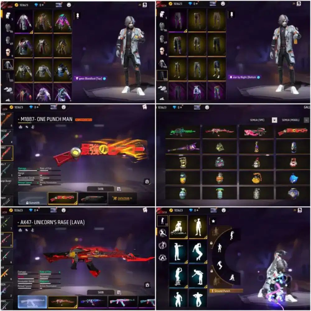 Jual akun ff aman dan terpercaya 100%